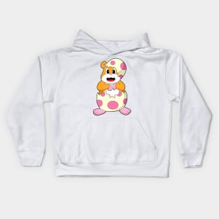 Hamster Eggshel Egg Kids Hoodie